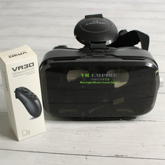 Virtual Reality VR Empire Fortune V 7.0 Glasses Goggles VR3D Wireless Remote - Picture 1 of 6